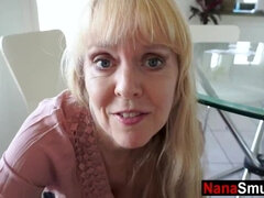 Getting blowjobs from my step nana & her best friend