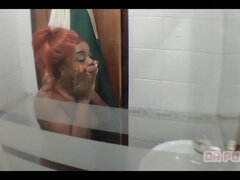 Brother-in-law Is Hiding in the Bathroom to Record His Wife to Masturbate After Watching the Video