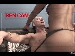 The black secretary is fond of interracial group sex with her bosses at the office