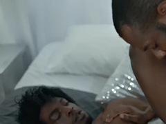 Black gay fucked by big black cock in tight anal hole