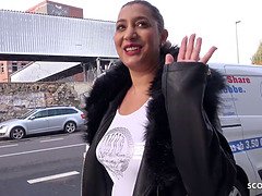 German scout - curvy street escort in berlin talk to nail first time in porno sans condom