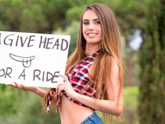 Elle Rose, debuts for Private as a Hot Hitchhiker