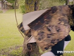 Veronica Leal Demonstrates Gravity's Effect on Her Generous Breasts - Veronica Leal