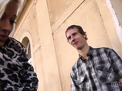 My bride gets a surprise fuck in public during our wedding night!