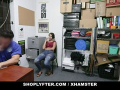 Natalie Porkman gets caught & fucked hard in the shop - Cute Shoplifter gets caught & fucked hard in the shop!