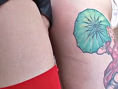 Bondage discipline sadomasochisme, Pijpbeurt, Sperma shot, Fetisj, Hardcore, Lesbisch, Pornster, Tieten likken