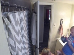 素人, 浴室, 舞台裏, ブロンド, フェラチオ, 淫乱熟女, ハメ撮り, 禁句