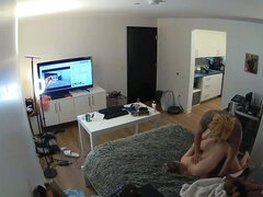 Hidden Camera catches cheating BLM Neighbor Fucking My Teen Wife in My own Bed