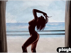 Stunning MILF exposed perfect naked body