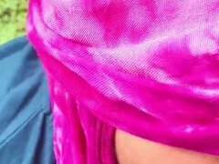 Amatør, Kukk suging, Par, Utendørs