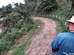 Elephant riding in Thailand with a couple of teenagers who then had sex