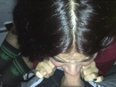 I Love Having My Stepbrother's Cock in My Mouth POV Cum-mouth - Porn in Spanish