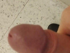 Very Risky Masturbation in the Stairwell of the Parking