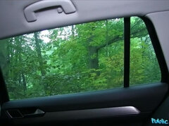 Ebony Beauty Fucked in a Car