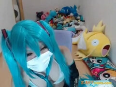 Miku Hatsune a chating and playing 130625