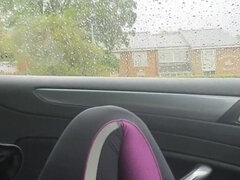 Amateur, Rubia, Coche, Pareja, Madres para coger, Orgasmo, Coño