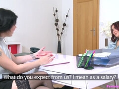 Amatéri, Žena, Lesbické, Kancelária, Hračky