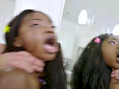 항문, 흑인, 흑갈색 머리, 사정 샷, 페티쉬, 핑거링, 하드코어, 다른 인종간의