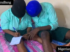 My big dicked classmate cums hard fucking my juicy pussy