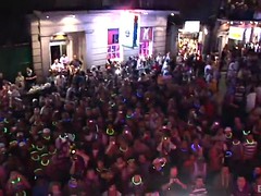 flirty latina reality babe in a thong showcases her big tits in public