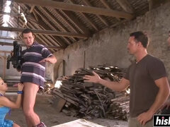 Lucky Guys Get Pleased By A Blond Hair Babe - melanie crush