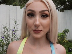 Big Tiddy Yoga Bae Tony Rubino and blonde PAWG Skylar Vox in POV hardcore