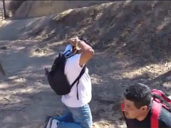 Border jumper gets fucked by a nasty border patrol officer