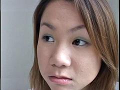 Asiatique, Japonaise, Embrassement, Lesbienne, Léchez, Suçant