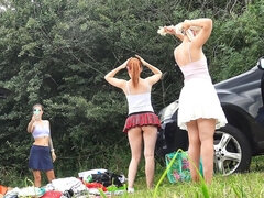 18 let, Amatéři, Brunetka, Evropské, Venku, Zrzavé, Teenka