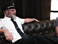 Handsome stepson analed by pilot stepdad