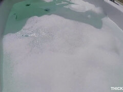 Mandy Muse gets her curvy body pounded in a hot outdoor POV Jacuzzi sexcapade