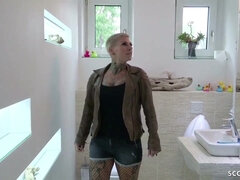 Mature Tattoo Model  Seduced To Make Love