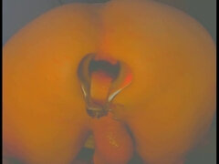 Butthole Moans Being Opened by Speculum and Explored Deep Inside