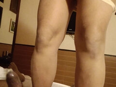 크고 아름다운 여자, 커플, 페티쉬, 집에서 만든, 마사지, 나이든