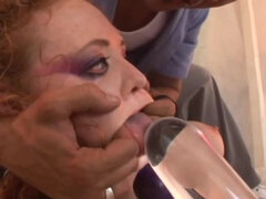 Anal, Stor røv, Store bryster, Blondine, Håndjob, Hårdt, Naturlige bryster, Røvhåret