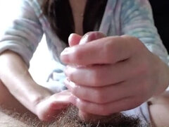 Stepdaughter Gives Stepdad a Hot Handjob & Makes Him Cum Twice - POV ASMR - Part 2