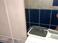 Amelia Queen Teen Pissing Compilation - Unshaven Pussy POV & Dirty Pads