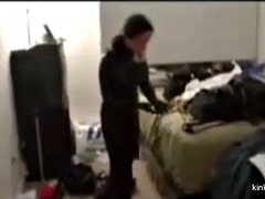 My bound latex slut needs to get loose