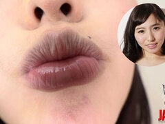 Close-up Virtual Kisses Romance: Shiho Egami's Shy but Full Naked Kisses