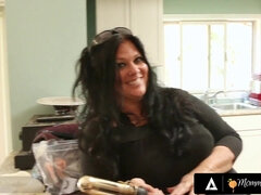 Cougar MILF Gets Interviewed BTS - Milf