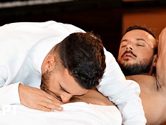 アナル, デカチン, フェラチオ, イく瞬間, ゲイ, ハードコア, 筋肉, タトゥー