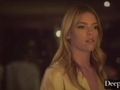 Deeper. BBC Deepthroat by Leah Lee While Husband is s.