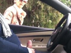 露出狂, 手コキする, Hd, 熟年