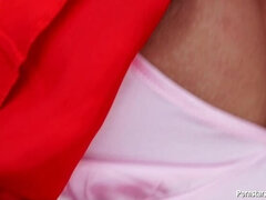 옷입고하기, 사정 샷, 지배, 싸움, 셀카, 공개적인, 새틴, 묶여