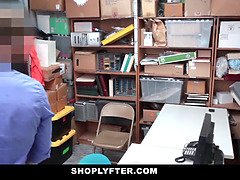 Skylar Snow gets a hardcore doggystyle pounding from a cop and his mom watches in delight