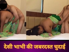 Horny Stepmom Enjoying Hard Sex. Desi Fucked by Her Boyfriend