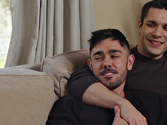 Black gay anal fucks white roommate with bbc