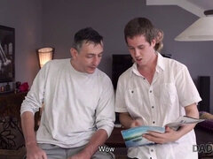 Nikki, the petite, small-titted teen, gets caught in the act of cleaning the house and ends up getting a hard fuck from her