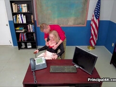 mom in red lingerie does what she knows best