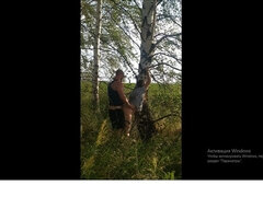 Brunetka, Czeski, Europejski, Na wolnym powietrzu, Publiczny
